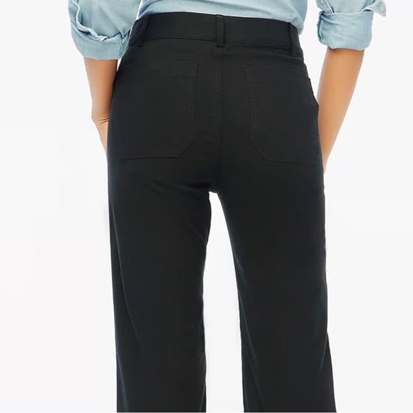 J. Crew Wide-Leg High
Waist Denim Black
Jeana All Day Stretch Size 31‎ 
NWT - Picture 11 of 15